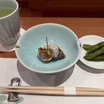 鮨 うえはら - つぶ貝　枝豆