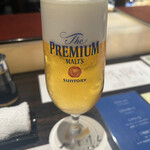 鮨 やまけん - 生ビール