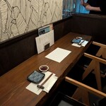 ちせん - 唯一のカウンター席