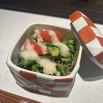 鮨 やまけん - 季節の野菜サラダ