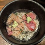 ちせん - 【御飯】鯛の炊き込み　海鮮茶漬け