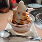 百福 - キャラメルプリンソフト　@490円(税込み)