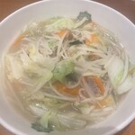 日高屋 - 料理写真:野菜たっぷりタンメン+餃子6個 900円