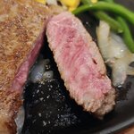 ステーキハウス松木 - 焼き加減はミディアム