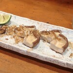 やきとり 正や - 原木しいたけの炭火焼き