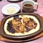 サイゼリヤ - ◇ タラコとポップコーンシュリンプのドリア
      　　サラダ付き　　税込500円