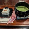 純喫茶マウンテン - まっ茶（和菓子付き）... 和菓子がちょっと寂しいかしら