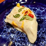 レストランRyu - 前菜三品目、鶏むねナツメグ