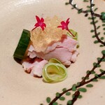 レストランRyu - 前菜一品目、ポーク