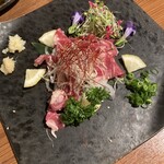 シンヤ - 和牛こうねの刺身1,400円