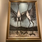 ダイニング＆カフェ ランデブーラウンジ - 1階と2階の踊り場にも鶴の絵ありました