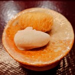 伊勢 三玄 - カラスミ餅、帆立カダイフ