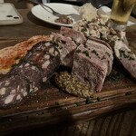 Nico - シャルキュトリー盛り合わせ。鹿に兎に猪に鴨に雉。