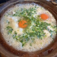 柚子屋旅館・一心居 - 柚子雑炊〜柚子の香りとたまごの黄身が濃くて美味しい