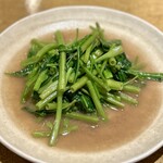 回頭 - 本日の青菜、空心菜のエビみそ炒め