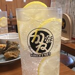 酒場 かね将 地下一階 - 生レモンサワー390円