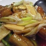 中華料理 成喜 - 穴子と山椒の炒めもの
