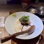 Tokyo Style Noodle ほたて日和 - 帆立と昆布の佃煮ご飯♪