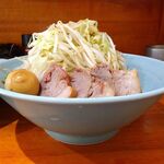 ラーメン 盛太郎 - つけ麺（中盛）1,200円（野菜マシマシ、背脂）