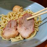 ラーメン 盛太郎 - つけ麺（中盛）1,200円（野菜マシマシ、背脂）