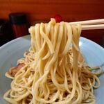 ラーメン 盛太郎 - つけ麺（中盛）1,200円（野菜マシマシ、背脂）