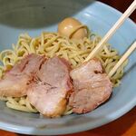ラーメン 盛太郎 - つけ麺（中盛）1,200円（野菜マシマシ、背脂）