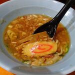 ラーメン 盛太郎 - つけ麺（中盛）1,200円（野菜マシマシ、背脂）