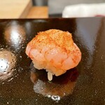 登喜和鮨 新発田本店 - ⑤ 南蛮海老（佐渡赤泊）