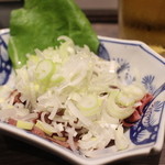 第二宝来家 - 炙りハツ刺し460円＋税