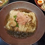 ワタリガラス - 炙りホタテをトッピング