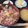 ふみ野 - 生桜えび丼＋マグロ