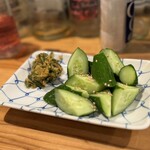 大衆酒場 長次郎 - もろきゅう青唐味噌　380円