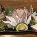 海鮮居酒屋 れん - 関アジ刺身