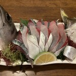 海鮮居酒屋 れん - 関サバ刺身