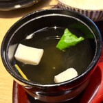 鰻 炭焼 ひつまぶし 美濃金 - お吸物