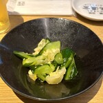 鰻 炭焼 ひつまぶし 美濃金 - サービスのお漬物