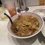 蒙古タンメン中本 - 味噌タンメン(麺少なめ)