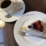 那須サティーカフェ - ニューヨークチーズケーキフルーツタルト