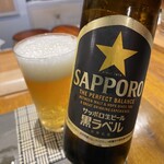 鮨 はま岡 - 最後も黒ラベルです