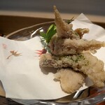 ふじ鮨 - カスベの唐揚げ