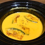 デニーズ - 【期間限定】とろ～りかぼちゃのスープ
      ～揚げかぼちゃを添えて【古屋壮一シェフ監修】