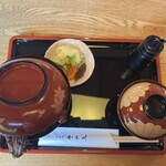 かも川 - うなぎ丼　＋　肝吸い　ご飯大盛り　4,400円