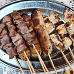 満天酒場 - 2025年9月　砂肝+つくね+ネギ間　120x3+120x3+120x3円