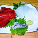 丸山鮮魚店 - お皿に盛り付けて