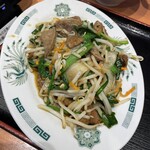 日高屋 - 料理写真:レバニラ炒め