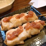 炭火やきとり おざき - 梅肉
