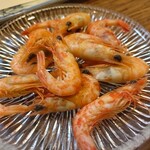 炭火やきとり おざき - ガラエビの塩ゆで