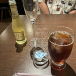 欧風食堂トーマ - アイスティー、ノンアルスパークリング