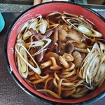 十割そばの店 湯夢プラザ - キノコ蕎麦。キノコタップリ！