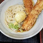 ザンギとうどんの専門店 一久 - ・Ｗちくたまうどん　1400円